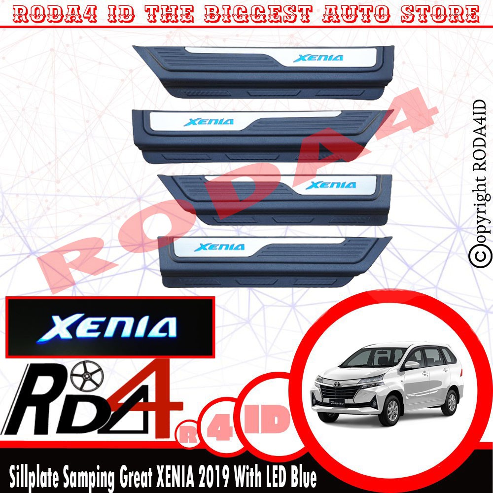 Sillplate Samping Great XENIA 2019 2020 ORIGINAL Dengan Lampu LED