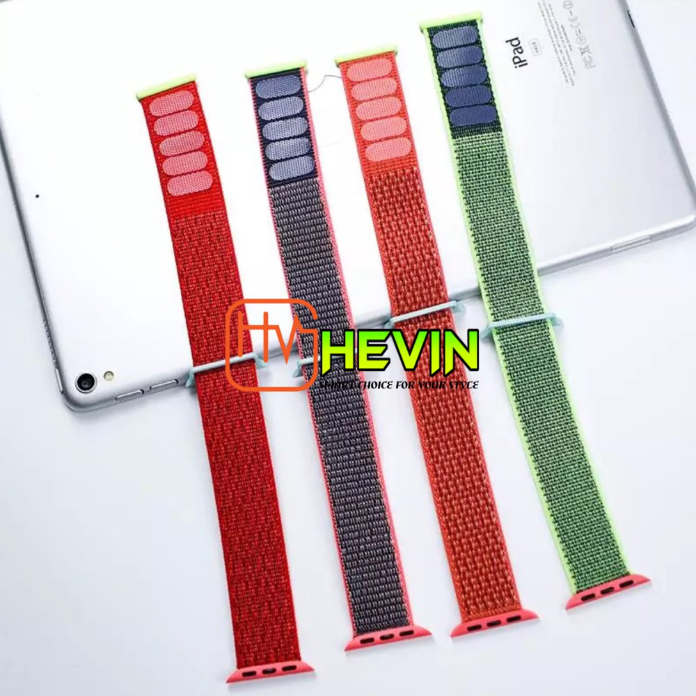 STRAP iWATCH NYLON WOVEN STRAP BAND SPORT LOOP 44MM VARIANT-1