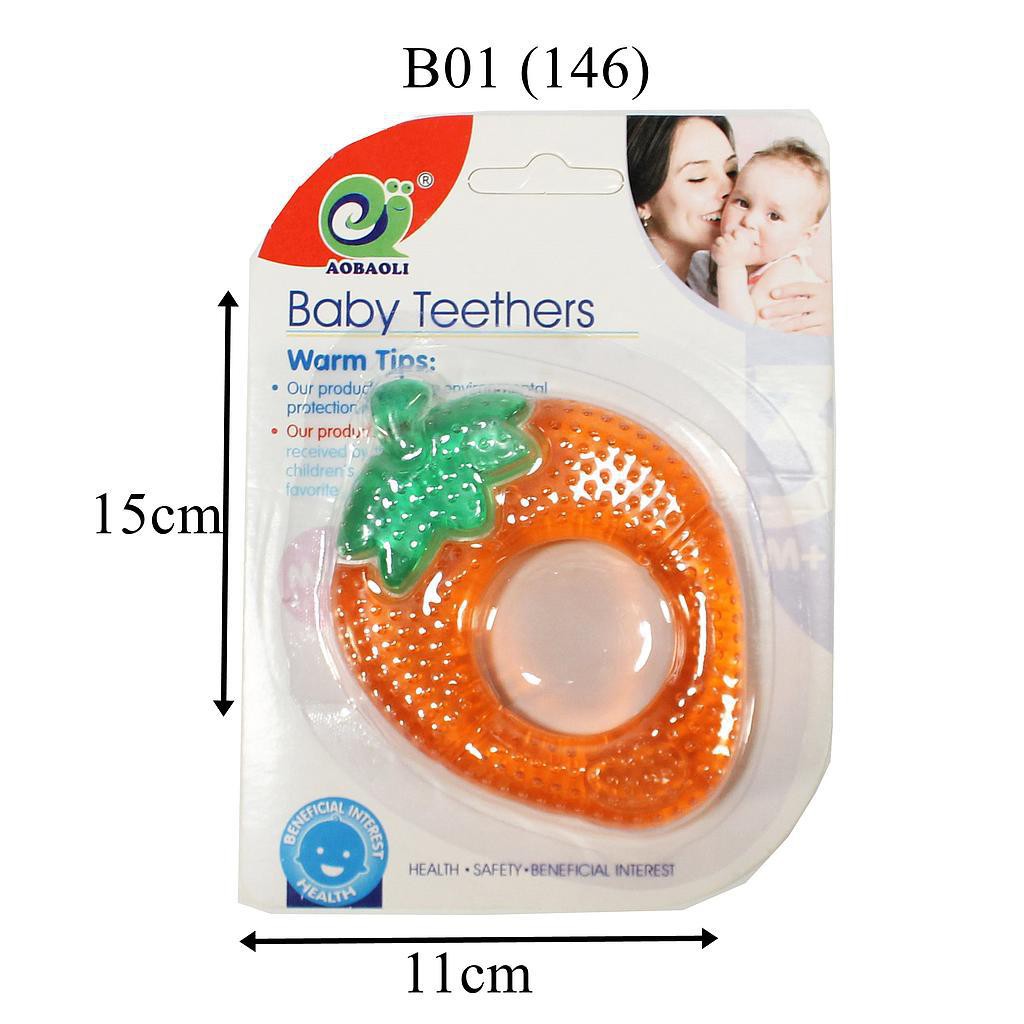 Teether AOBAOLI Mainan Gigitan Bayi Isi Air Water Filled BPA Free