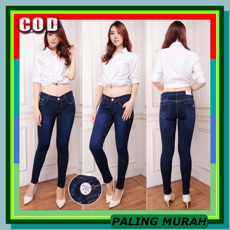 Jules Pants / Celana Jeans Panjang Anak Perempuan Impor / Celana  YJ764 Celana Jeans Wanita Jumbo S