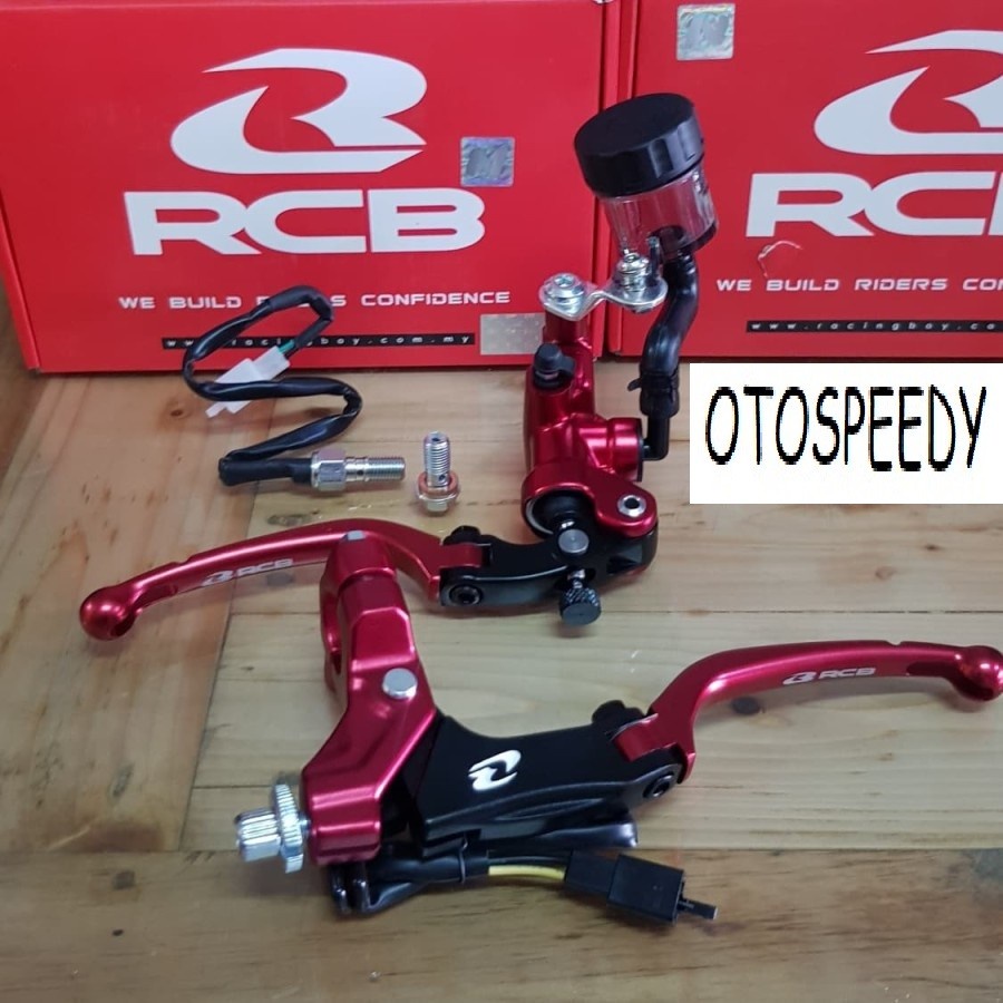 MAster REM RCB s1 Radial 14mm Master Kopling Kiri RCB RED Merah