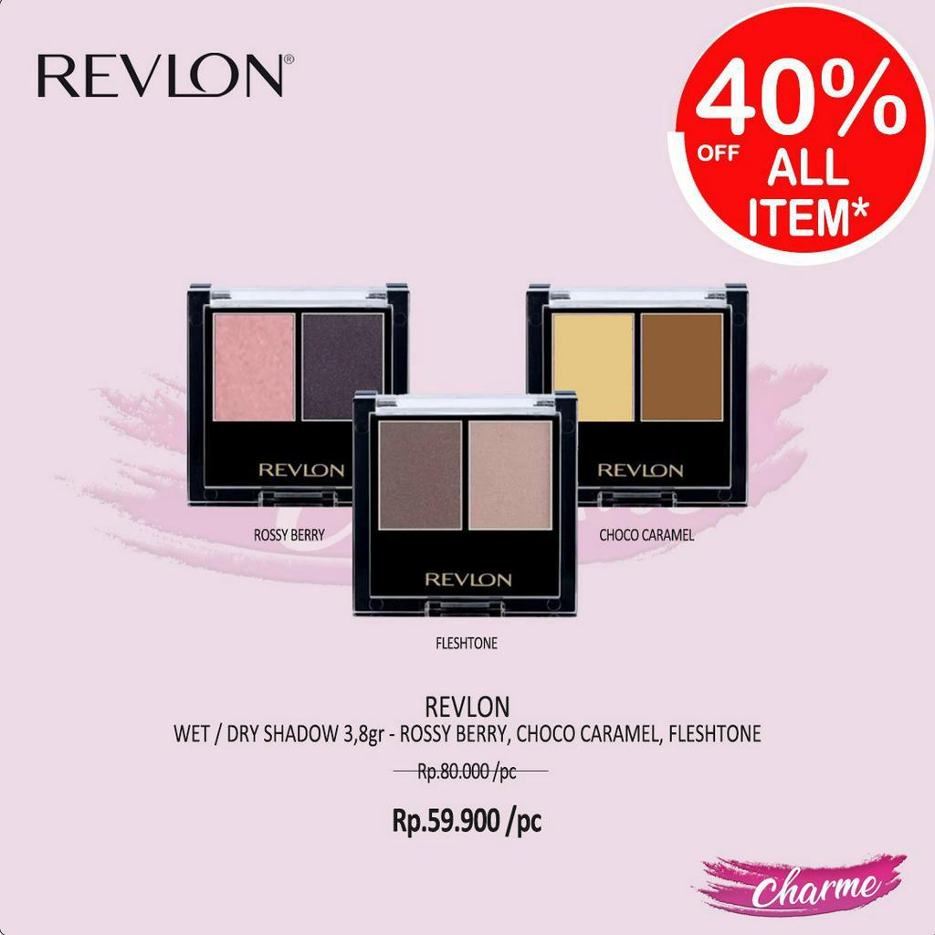 (READY &amp; ORI) Revlon Wet / Dry Eyeshadow 3.8gr