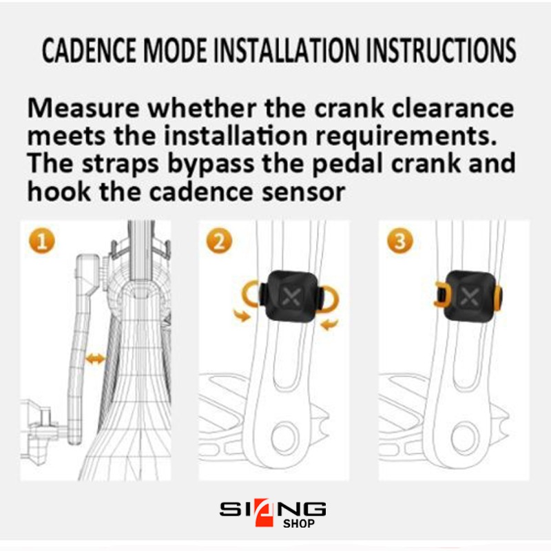 XOSS Vortex NEW Cadence Speed Sensor ANT+ BLE4