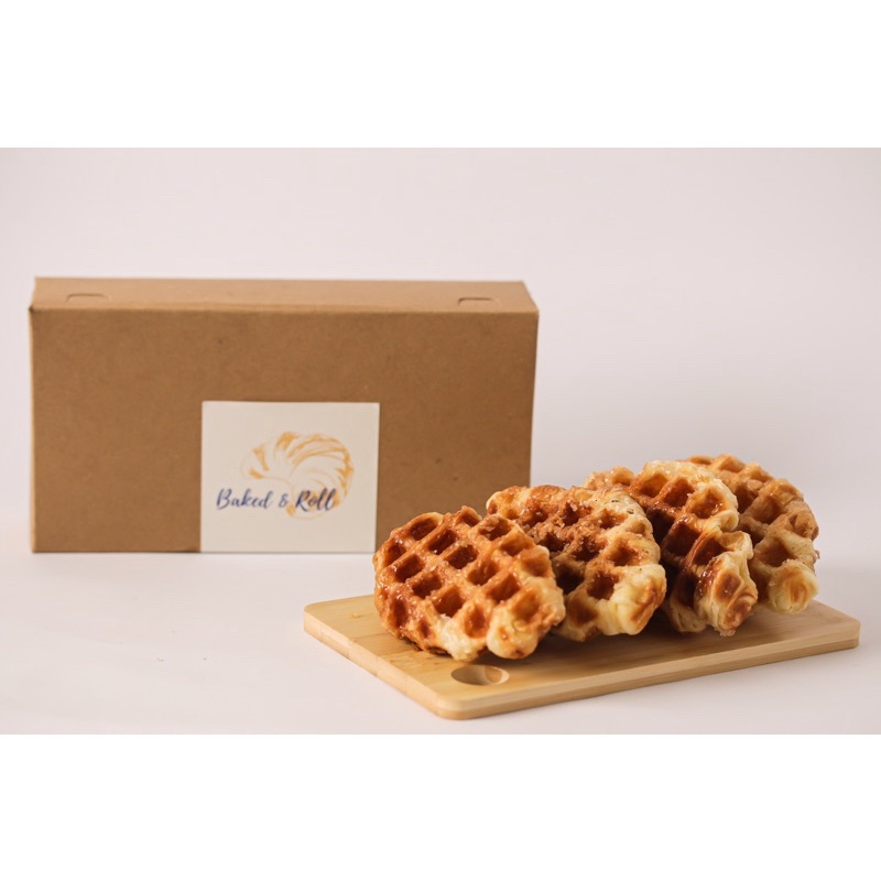 Classic Croffle isi 4  (No Topping)