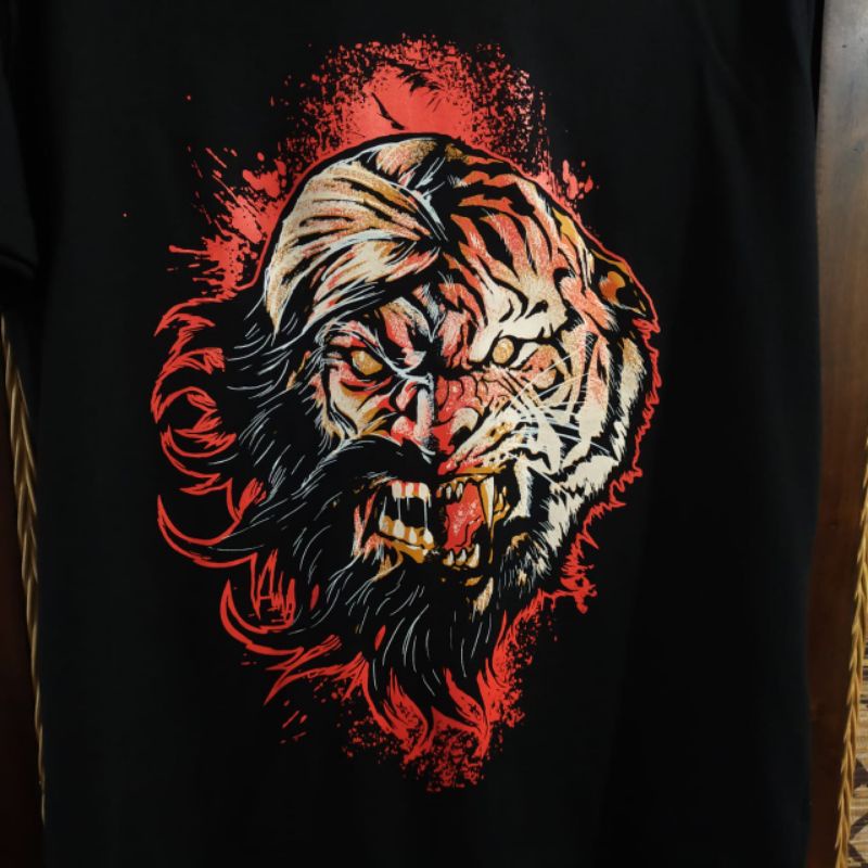 KAOS  BUDAYA WAROK MACAN TERLARIS ORIGINAL PONOROGO JIEGEX JEGEX WMF001