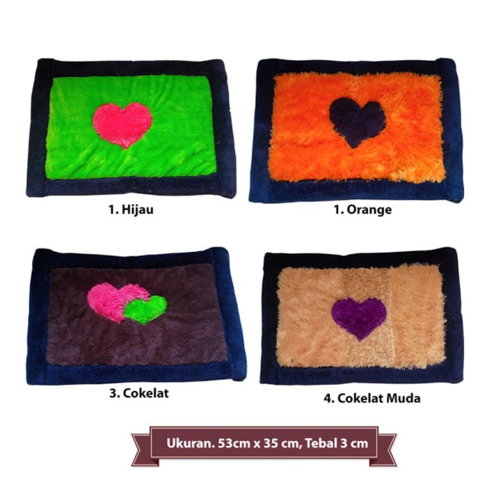 Keset Rasfur Bulu Halus / Premium Keset Bulu Motif / Keset Kaki Import