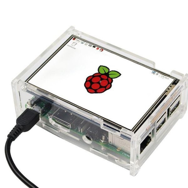 Case Box Acrylic For Untuk LCD Touch Screen Raspberry Pi 3B