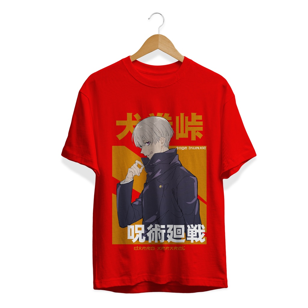 T-SHIRT KAOS ANIME INUMAKI TOGE JUJUTSU KAISEN JEPANG ANIME MANGA