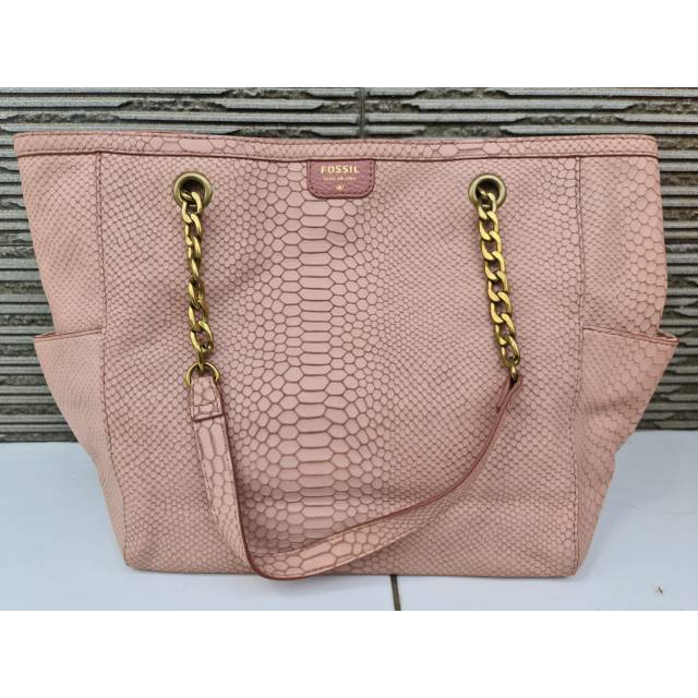 Preloved tas fossil snake skin