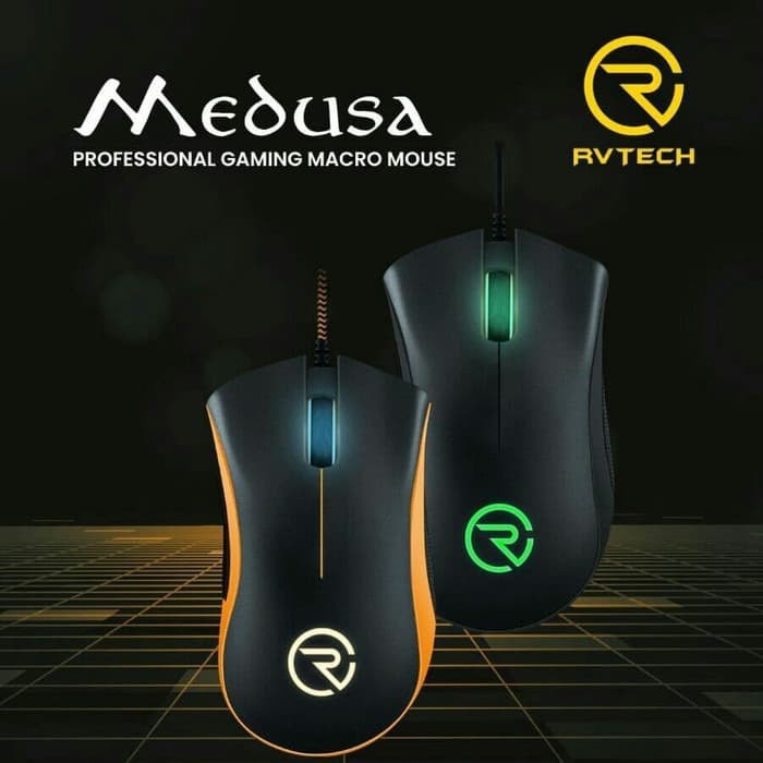 Mouse Gaming RGB RV TECH Medusa Wired