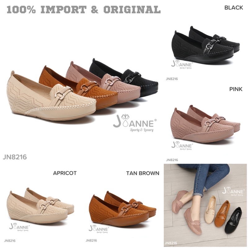 [ORIGINAL] JOANNE Wedges Shoes Sepatu Wanita #JN8216