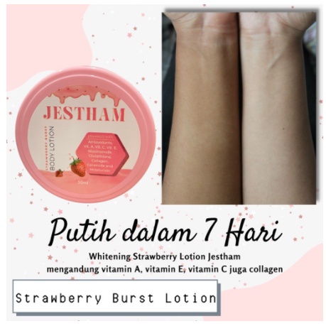 Lotion Pemutih Jestham BIG Super Dosting Pemutih ,Super Cepat Memutihkan dalam 7 Hari