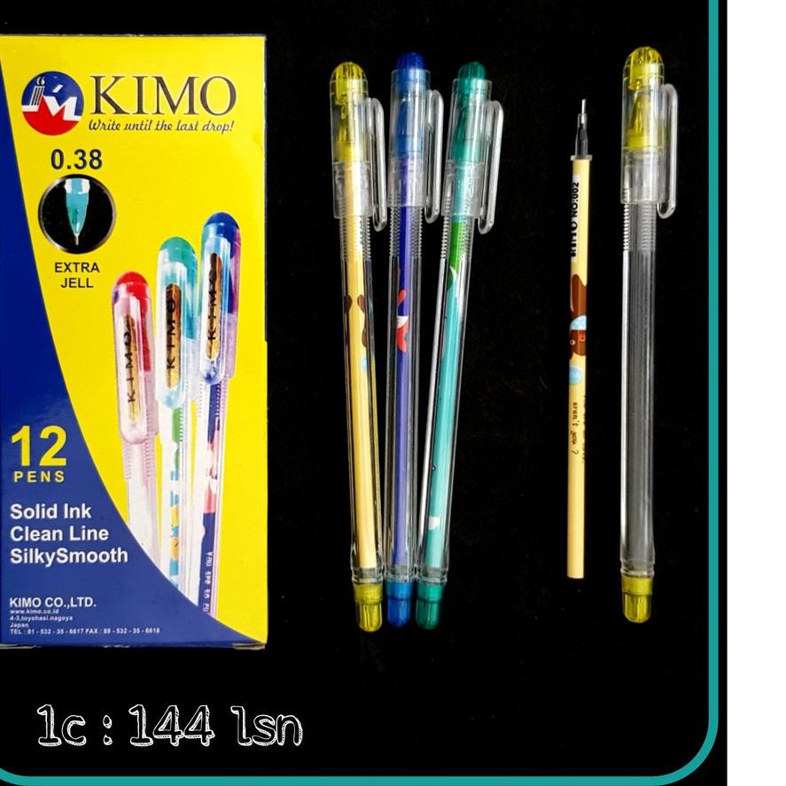 

Terlaku.! SOS Bolpen Gel KIMO 0.38mm(12pc) / Pulpen Tinta / Pulpen Gel /Pena/Pen Jel/Balpen/Ballpoint kwalitas oke
