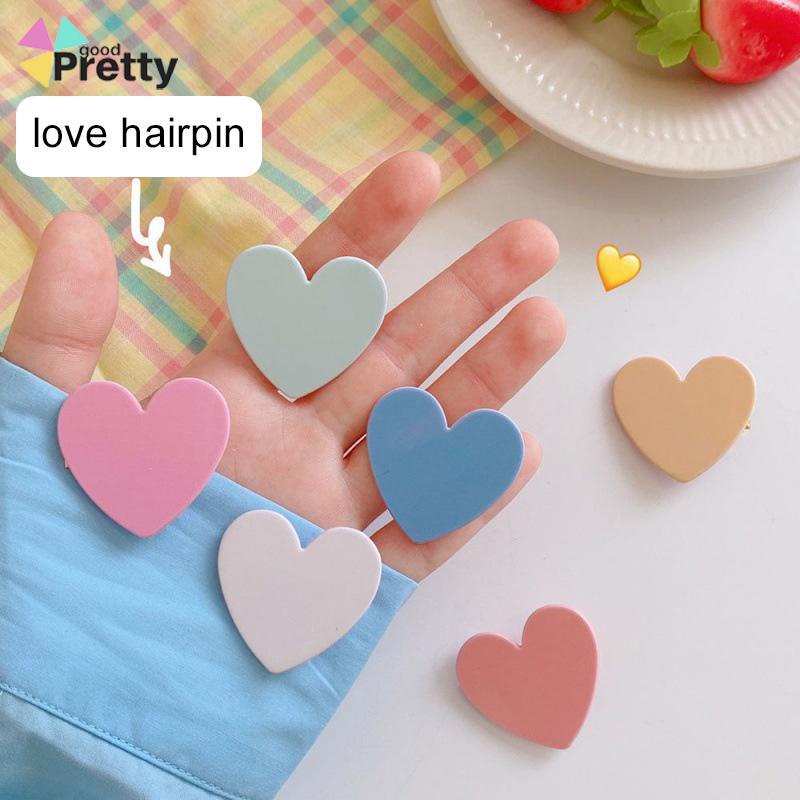 Jepit Rambut Bentuk Hati Untuk Aksesoris Anak Perempuan - PD