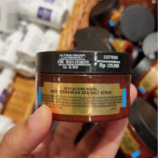 Scrub Mediteranean Sea Salt The Body Shop