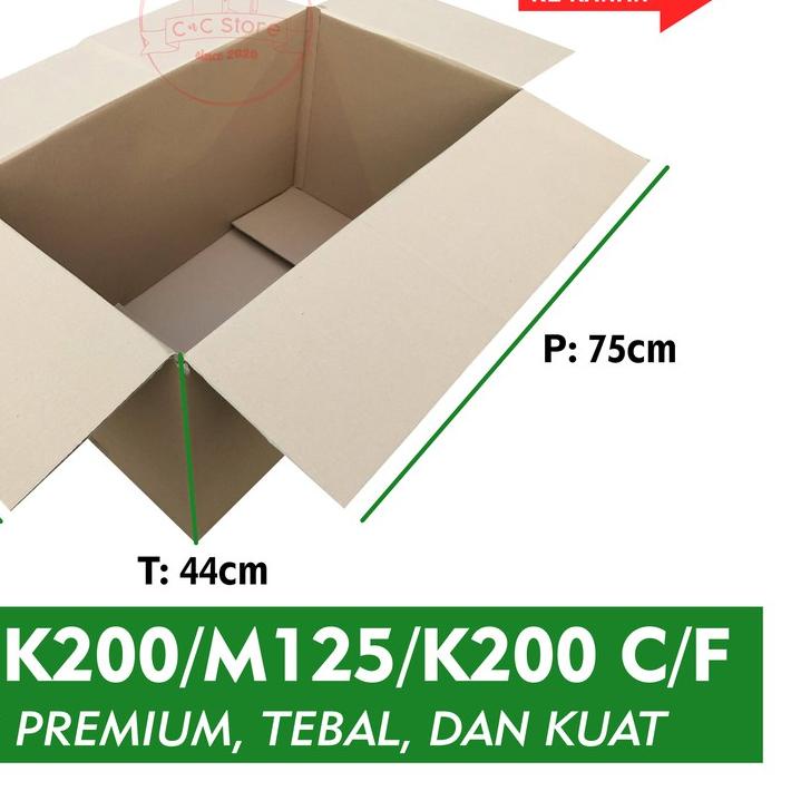 

♀ Kardus Karton Box Polos Corrugated 75x44x44 ❆