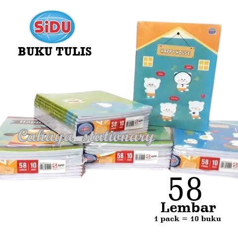 

Buku Tulis sinar dunia 58 1pack isi 10 buku