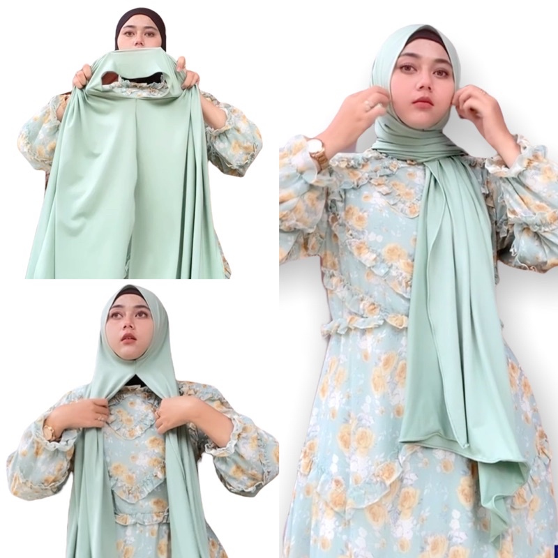 PASHMINA INSTANT DEWASA / HIJAB INSTANT / PASTAN JERSEY