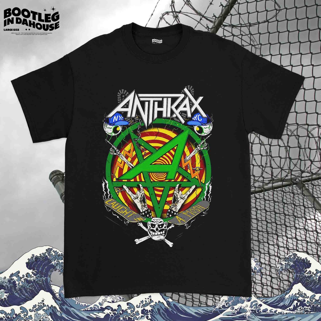 Kaos Band ANTHRAX Merchendise - Baju Band Anthrax