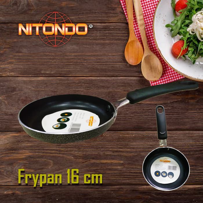 Pan Goreng / Frypan Anti Lengket NITONDO 16 cm (Tanpa Kotak)