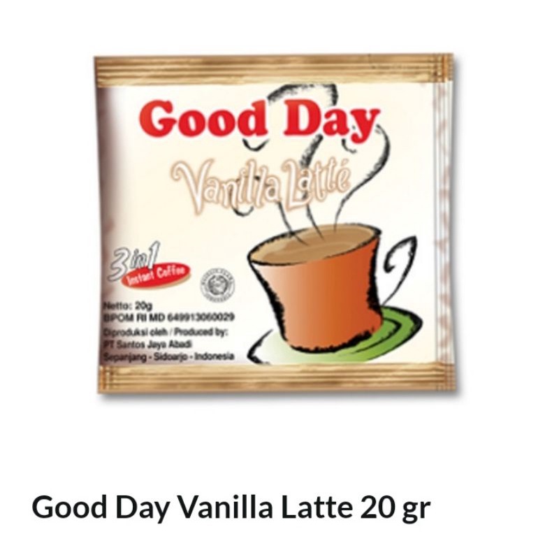 

GoodDay Vanilla late