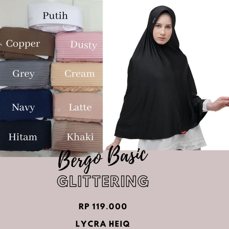 bergo Marsha glitering zoya