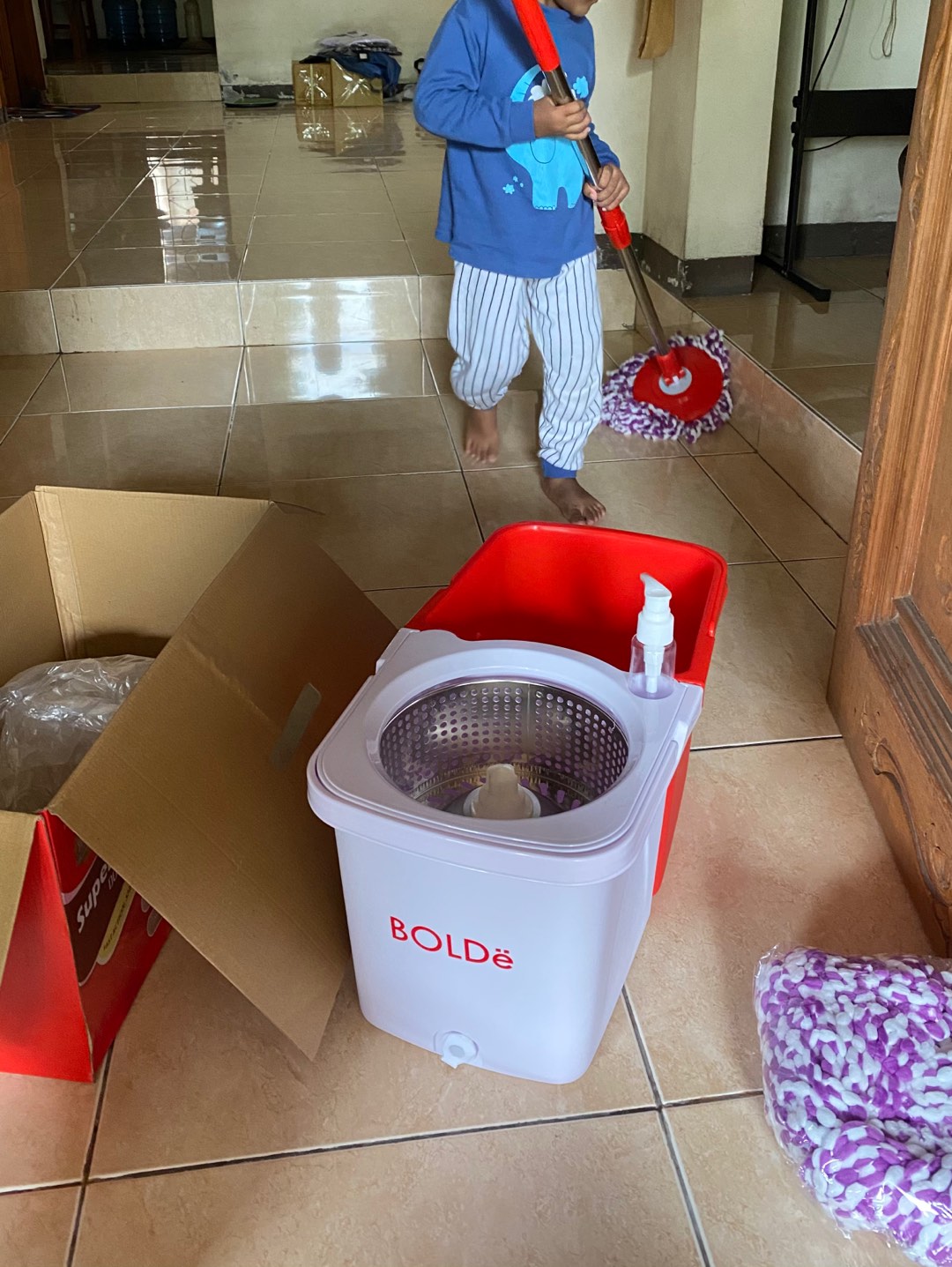 Bolde Super Mop Double Side Pel Ember Bisa Dilepas Air Kotor Terpisah Dobel Side Doubleside