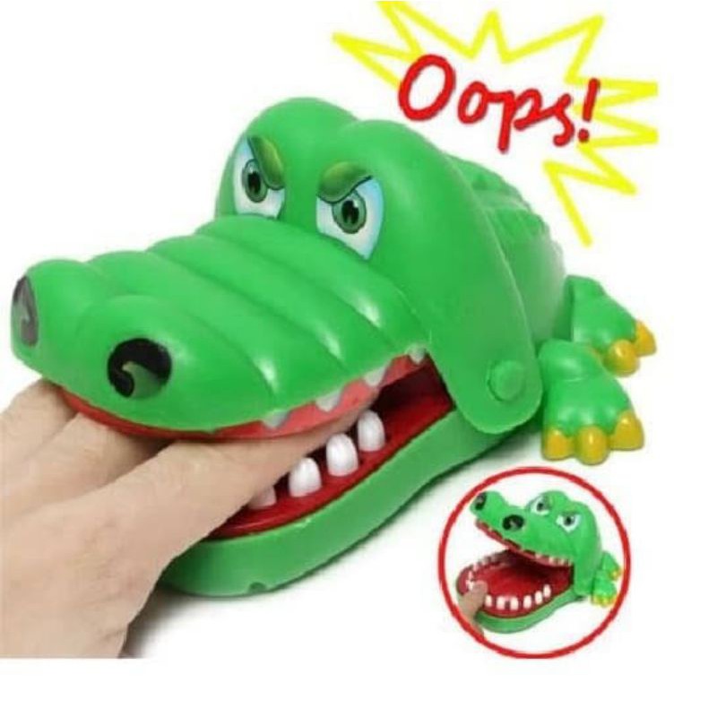 CROCODILE DENTIST GAME / MAINAN GIGI BUAYA - GIGIT BUAYA/ Mainan di gigit buaya / mainan buaya murah