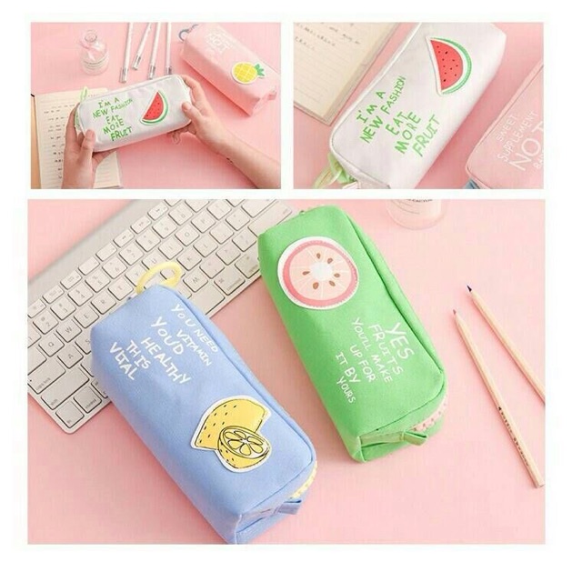 

Fruit big zipper case