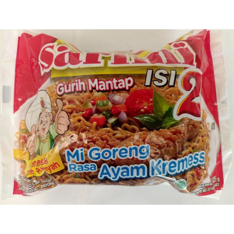 

Sarimi Mi Instan Goreng Rasa Ayam Kremess 125g