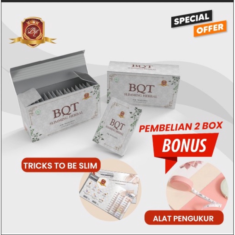 BQT Slimming Herbal ( 2 box kecil total 50 ktc )