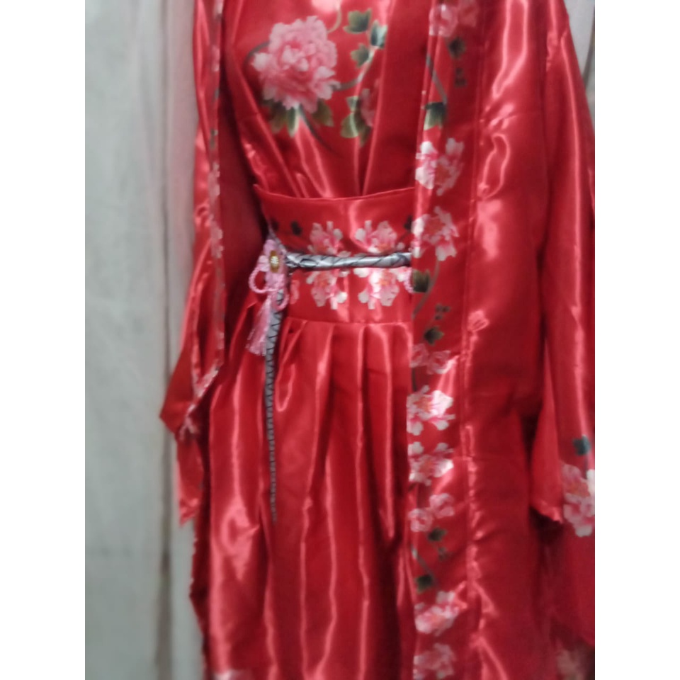 Chinese Accient Red Hanfu Phoenix Hanfu Merah Phoenix Baju Tradisional China Kostum Cosplay Costume