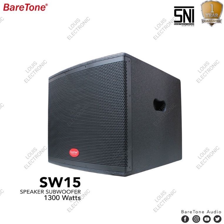 Subwoofer Aktif BareTone SW15 SW 15 15 Inch ORIGINAL