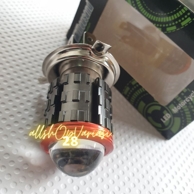 lampu utama led Laser AC/DC Lampu H4 Motor bebek I thousand import