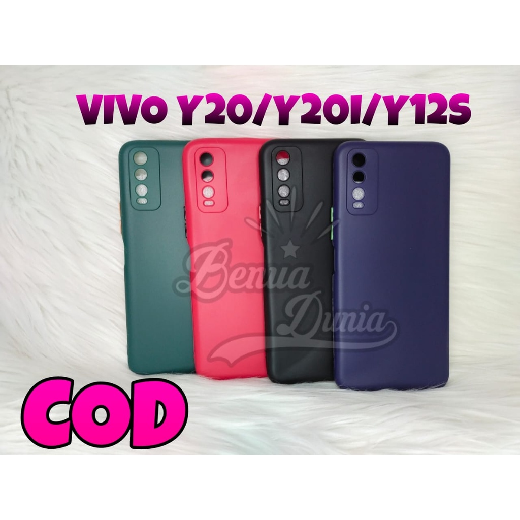 CASE MACARON PROTECTION KAMERA VIVO Y20/Y12S/Y20I -VIVO Y83 // SOFTCASE MACARON - BD