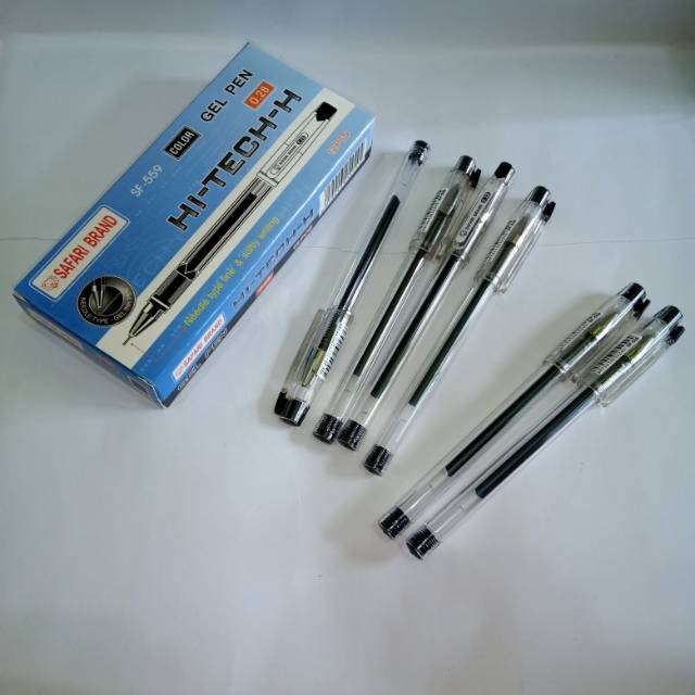 

Selusin Pulpen gel / gel pen hi-tech-h hi-tech hitech hitec safari 0.28 mm