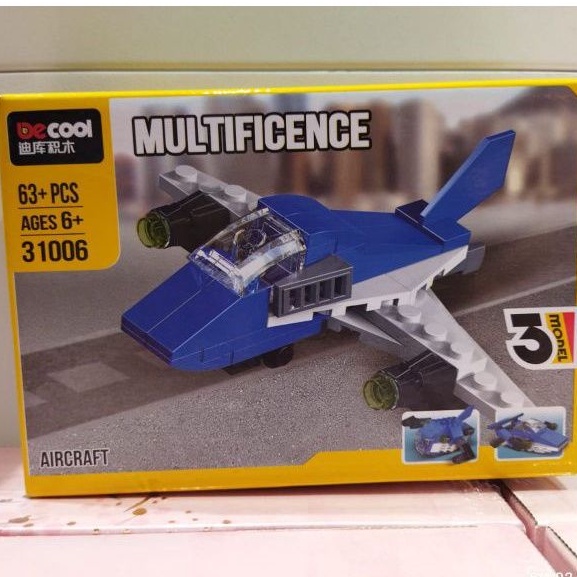 Lego block pesawat Decool MULTIFICENCE