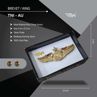 Jual WING TNI - AU PDH BRIBVET BREVET PIN TNI - AU | Shopee Indonesia