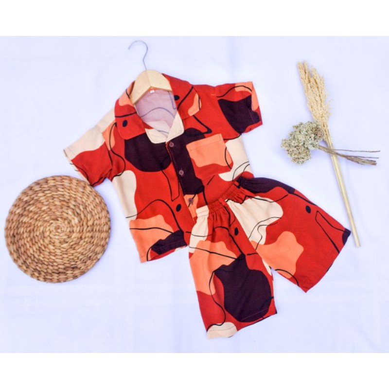 Piyama Rayon anak/Setelan rayon anak/Baju tidur anak