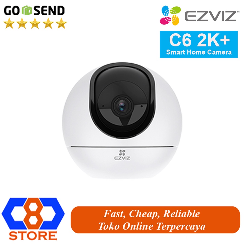 IP CAMERA EZVIZ C6 4MP 2K PAN TILT SMART ZOOM TRACKING RESMI