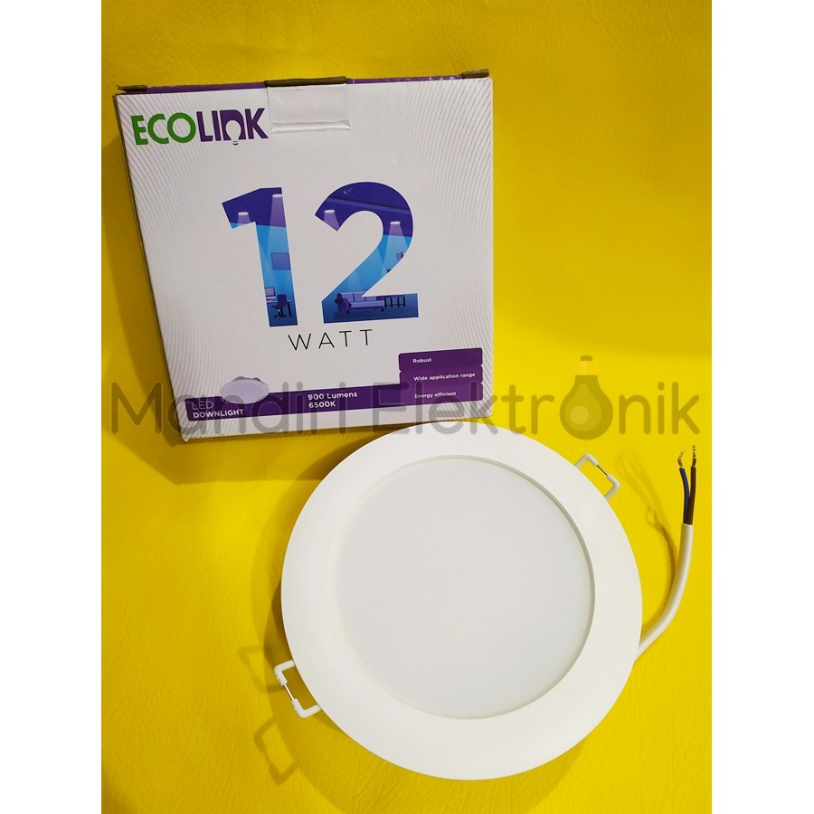 Lampu Downlight LED 12 Watt Ecolink GARANSI