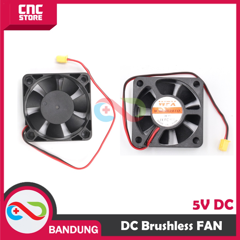 MINI FAN DC BRUSHLESS 5V 5x5x1CM KIPAS PENDINGIN 5CM FAN 5V 5 CM