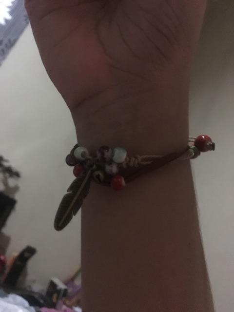 Gelang Handmade Bahan Tembaga Keramik Original