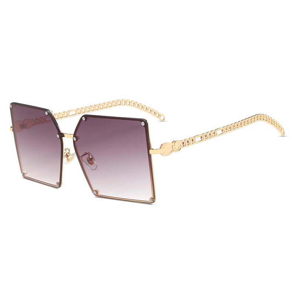 Mxbeauty Kacamata Hitam Wanita Elegan Fashion Pink Oversized Hitam Kotak Korean Sun Glasses