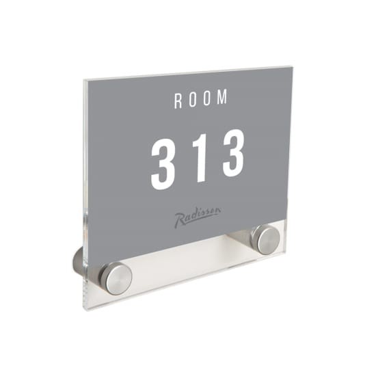 

acrylic sign nomor number room tanda