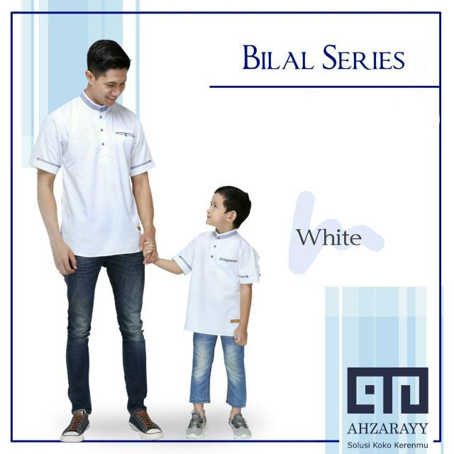 Kemeja Koko Couple Ayah Anak/Koko Couple Ayah Anak/Sarimbit Keluarga/Koko Ahzarayy/Baju Muslim