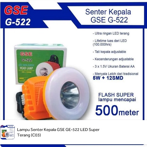 *COD* Senter Kepala mini zoom - Headlamp Zoom - Senter kepala