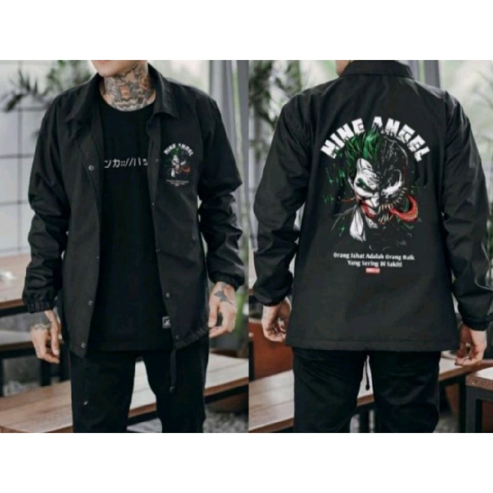 Jaket Coach Erigo // Jaket Pria CJ // Sweater jacket bandung // Jaket Erigo Apparell Terbaru Parasut Perasut-Nine Angel