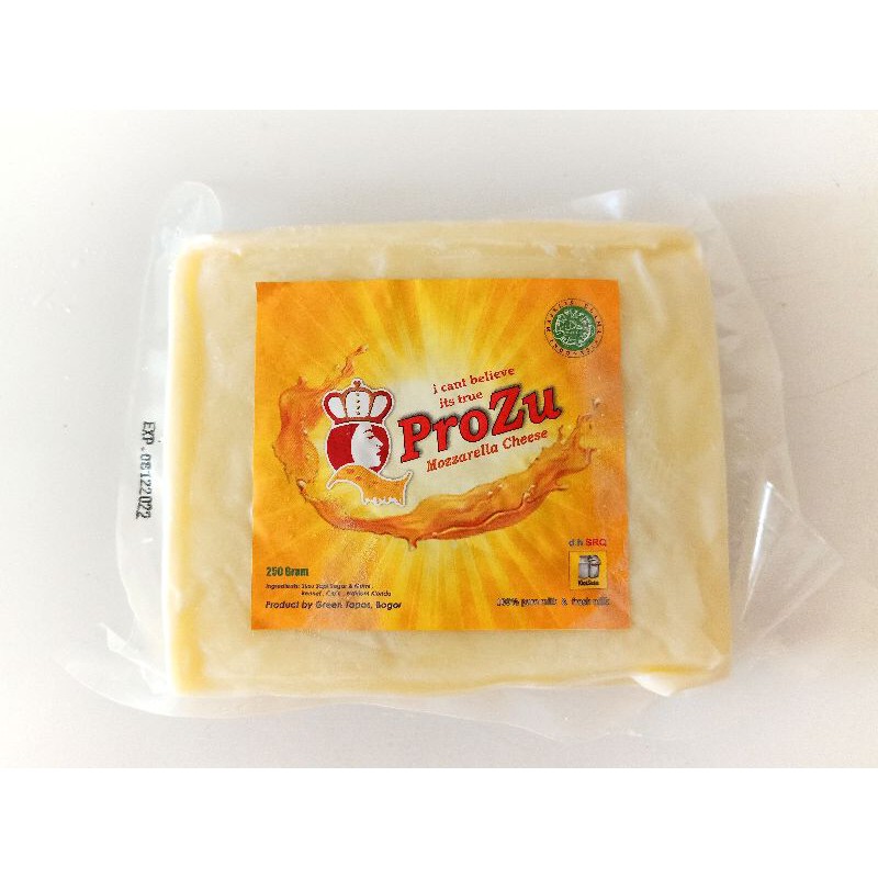 Keju Mozarella Prozu 250 gram Cheese Meleleh & Mulur Kesukaan Restaurant Pizza & Corn Dog & Stick ke