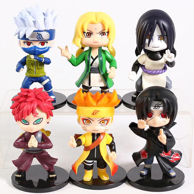 Naruto Tsunade Orochimaru Gaara Figure Set 6